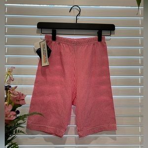 vintage gingham biker shorts